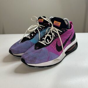Nike Air Max Flyknit Racer Sneakers Pink Black Blue Women's Size 10 FD0822-500